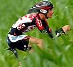 Frank Schleck pendant le contre-la-montre de Rennes au Tour de France 2006